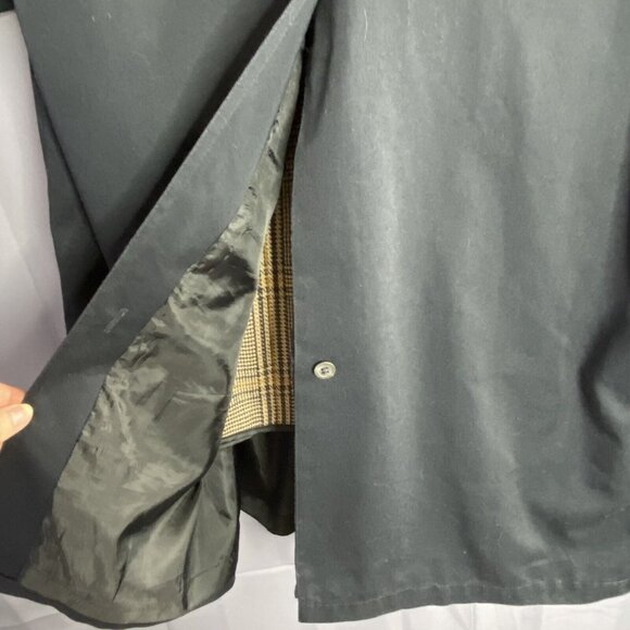 Vtg‎ Misty Harbor Trench coat Men’s 44 Reg Blue Removable Liner Belt All Weather - Picture 11 of 16